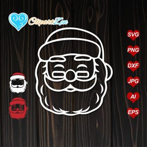 Funny Santa SVG Cut Files Clipartzen